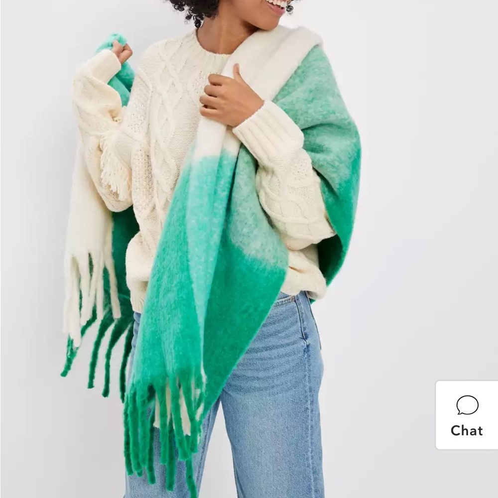 AE Plaid Blanket Scarf